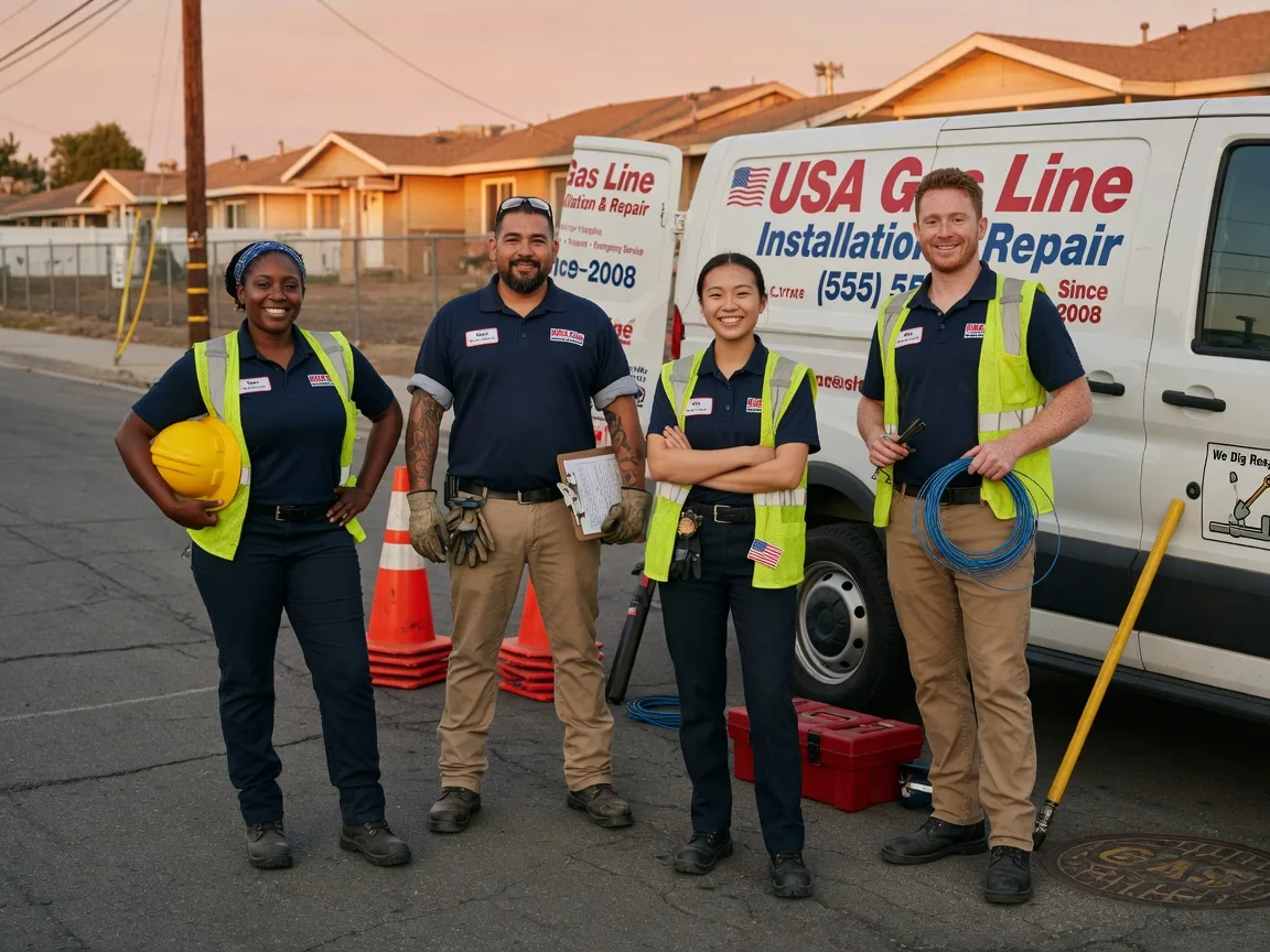 Gas Line Installation company in Cordova, IL